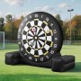 VEVOR Inflatable Football Dartboard (3.05 m Height), Giant Kick Darts Game with Storage Bag & Air Pump for Easy Transport, Garden Games, Outdoor Games