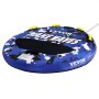VEVOR Towing Tube for Boating, Inflatable Boat Tubes and Tow Boats for 1-2 Persons, 340 lbs, 51.8 Inch Round Watersports Towing Tube for Pulling Boats, Solid Nylon Cover