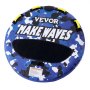 VEVOR Towing Tube for Boating, Inflatable Boat Tubes and Tow Boats for 1-2 Persons, 340 lbs, 51.8 Inch Round Watersports Towing Tube for Pulling Boats, Solid Nylon Cover