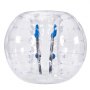 VEVOR Nadmuchiwana piłka uderzeniowa Piłka uderzeniowa zderzaka 1 szt. 1,5 m x 1,2 m ludzka piłka kolizyjna PVC Body Bubble Bounce Ball do zajęć na świeżym powietrzu Przezroczysta nadmuchiwana piłka zderzakowa