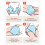 VEVOR Adult Incontinence Briefs with Tabs, Disposable Adult Panties with Leak-Proof 3D All-Around Protection & Wetness Indicator – Size XL, 40 pcs (4 packs of 10 pcs)