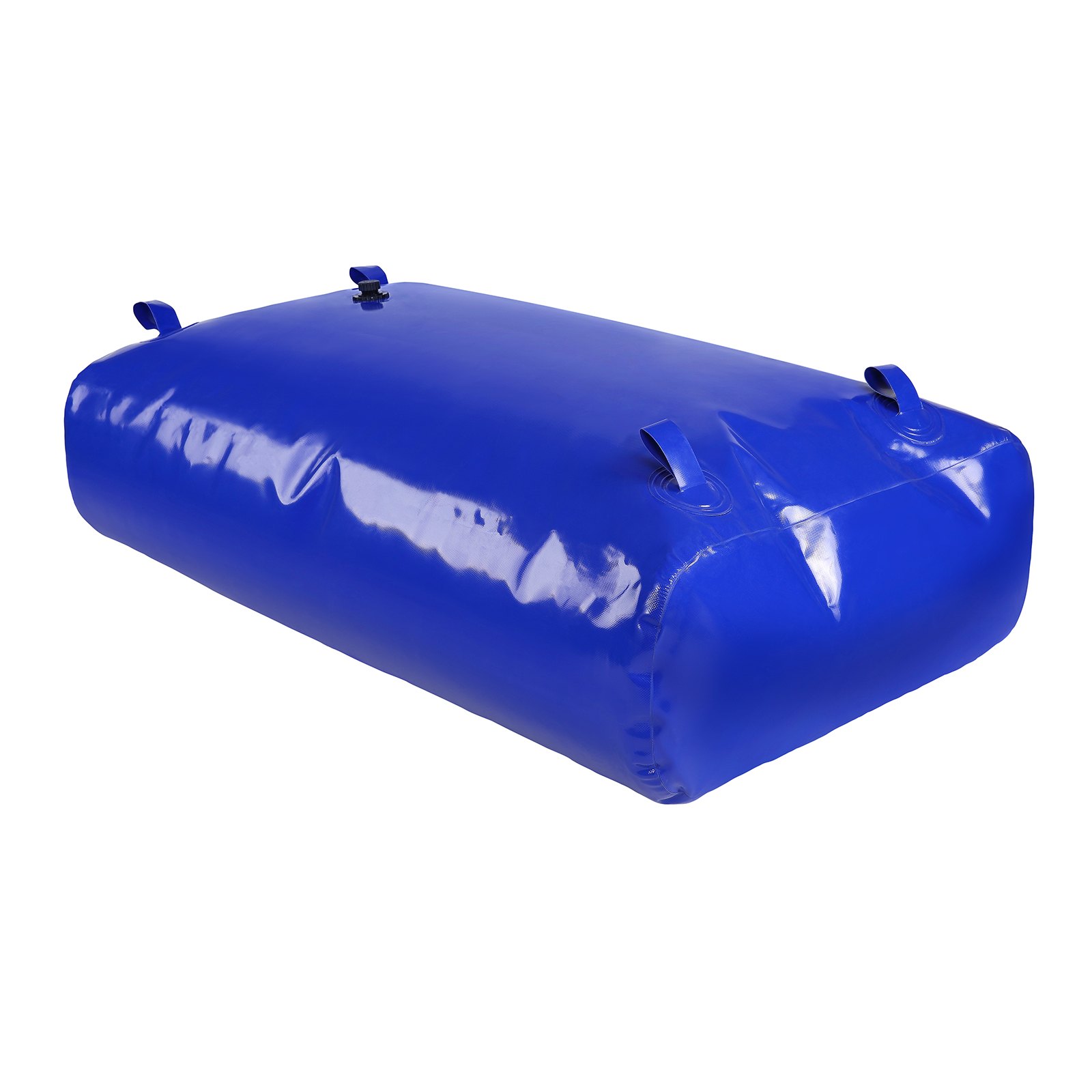 VEVOR 540L/142,7 galona zbiornik na wodę, zbiornik na wodę do kampera, 1000D niebieski PVC, składane pojemniki na wodę, miękka torba na wodę o dużej pojemności, przenośny pojemnik na wodę, zapobieganie pożarom, kemping