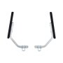 VEVOR Boat Trailer Guides, 30 mm Adjustable Width Trailers Guide, 2PCS High-Hardness Steel Trailer Guide-Ons with Thick Support Pads, Fits L-Beam, Box or C-Channel Bunk-Style Pontoon Trailers