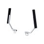 VEVOR Boat Trailer Guides, 30 mm Adjustable Width Trailers Guide, 2PCS High-Hardness Steel Trailer Guide-Ons with Thick Support Pads, Fits L-Beam, Box or C-Channel Bunk-Style Pontoon Trailers