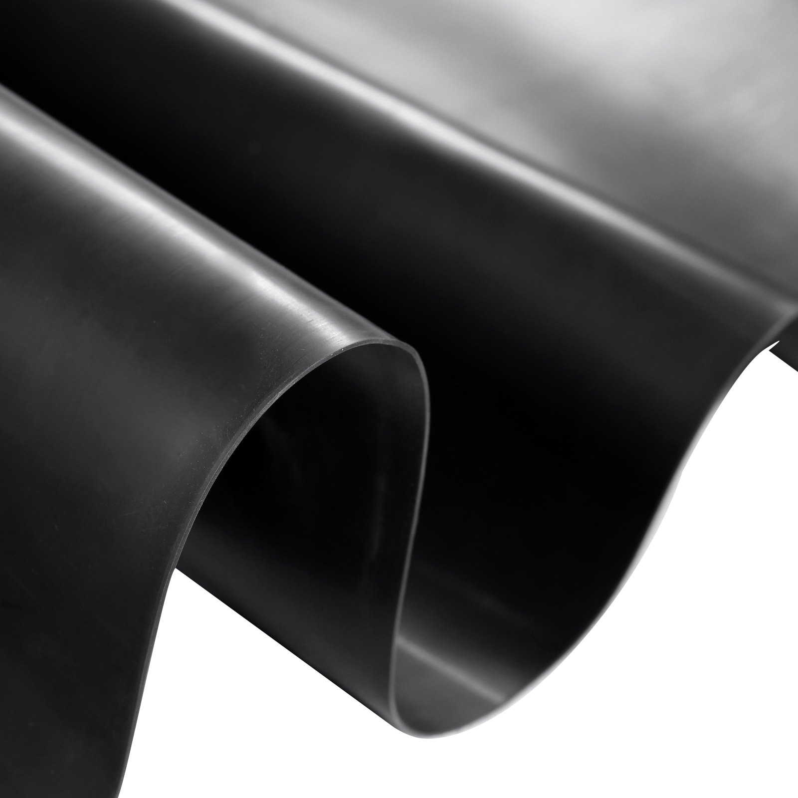 Wykładzina do oczek wodnych VEVOR, 10 x 15 stóp, grubość 45 mm, elastyczna wyściółka do oczek wodnych wykonana z materiału EPDM, łatwa do przycięcia podkładka do oczek wodnych z rybami lub karpiami koi, podstawa wodospadu, fontanny, ogrody wodne, czarna