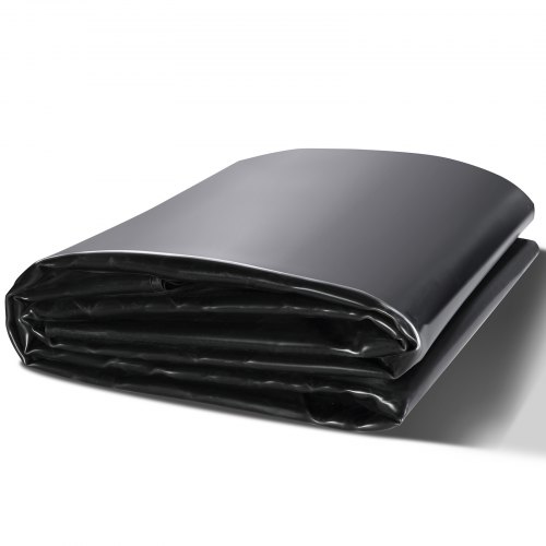 Wykładzina do oczek wodnych VEVOR 6 x 7,6 m Wykładzina do oczek wodnych 1,5 mm Wykładzina do oczek wodnych z EPDM Membrana do basenów ogrodowych Wykładzina do oczek wodnych z EPDM Nadaje się do oczek wodnych z rybami Wodospady Sztuczne jeziora Gospodarstwa akwakultury