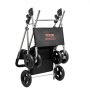 VEVOR Dog Stroller 81x46x97 cm, 16.9 kg Load Capacity, Foldable Dog Buggy, 4-Wheel Buggy with Detachable Carrier and Mesh Windows, Portable Pet Buggy with Brake for Small to Medium-Sized Pets