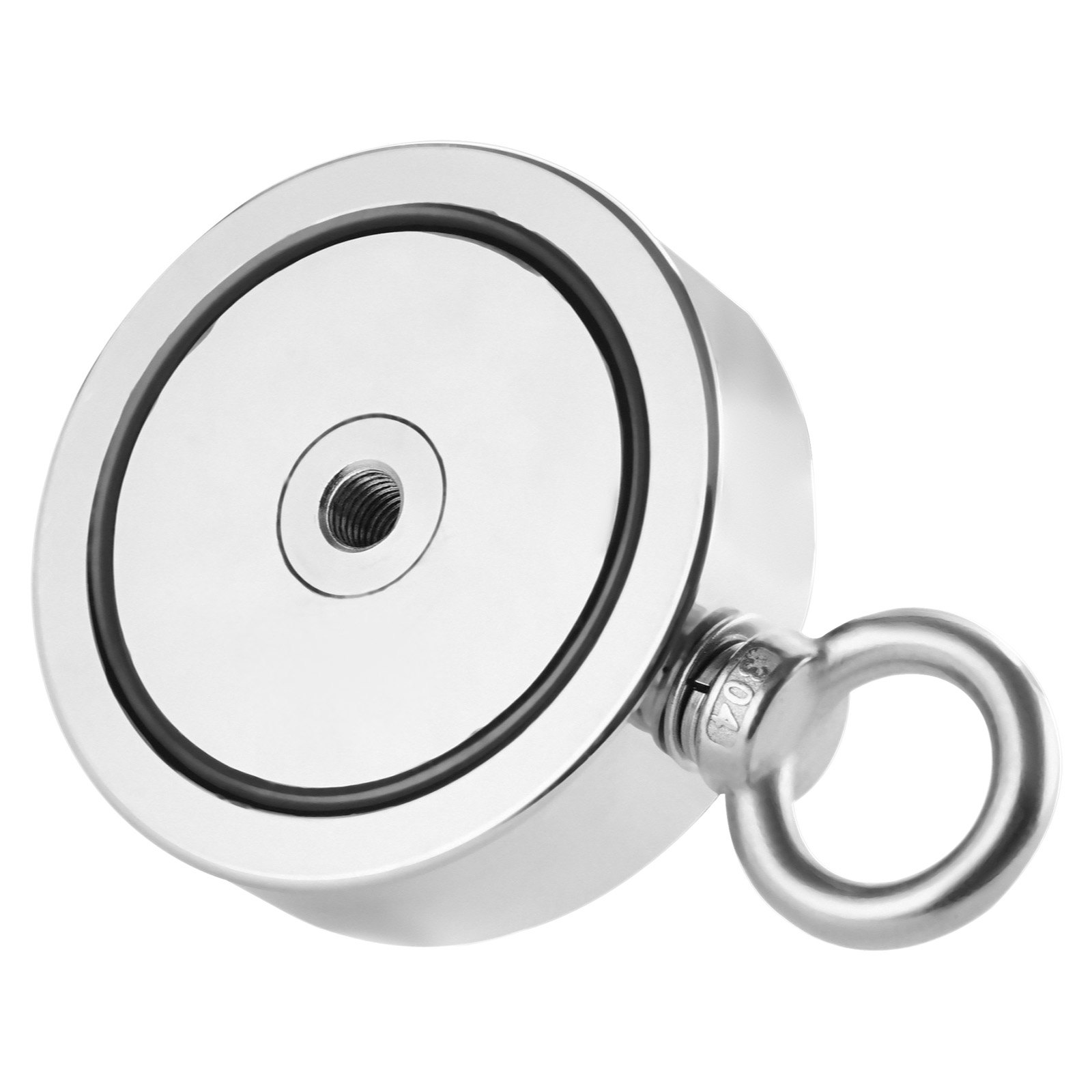 VEVOR 635kg Silny magnetyczny zestaw wędkarski Dwustronny karabinek z linką