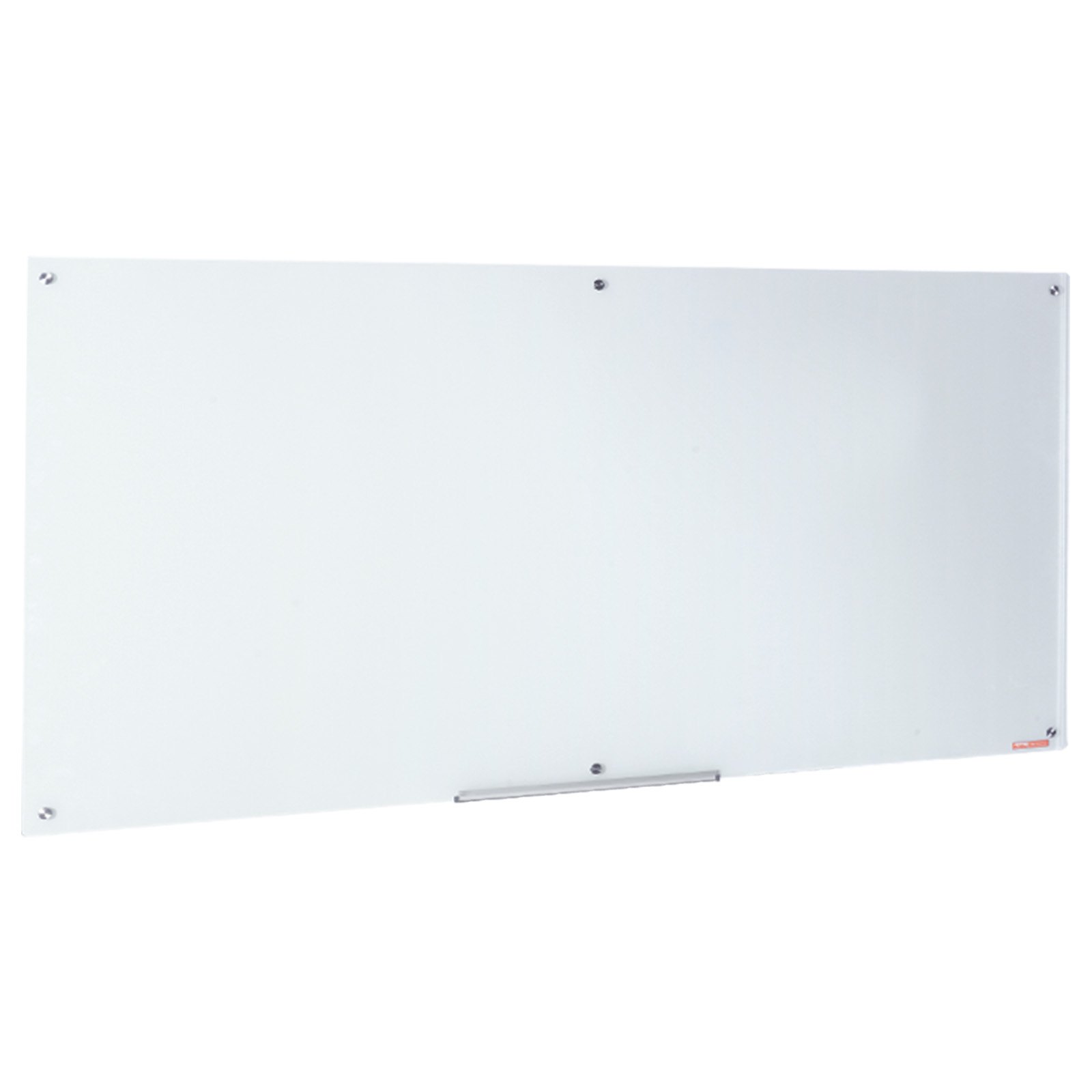 VEVOR Magnetyczna szklana tablica suchościeralna, 1829 x 915 cm, biała szklana tablica ścienna bez ramki, z półką na pisaki, gąbką i 2 pisakami, magnetyczna tablica biała