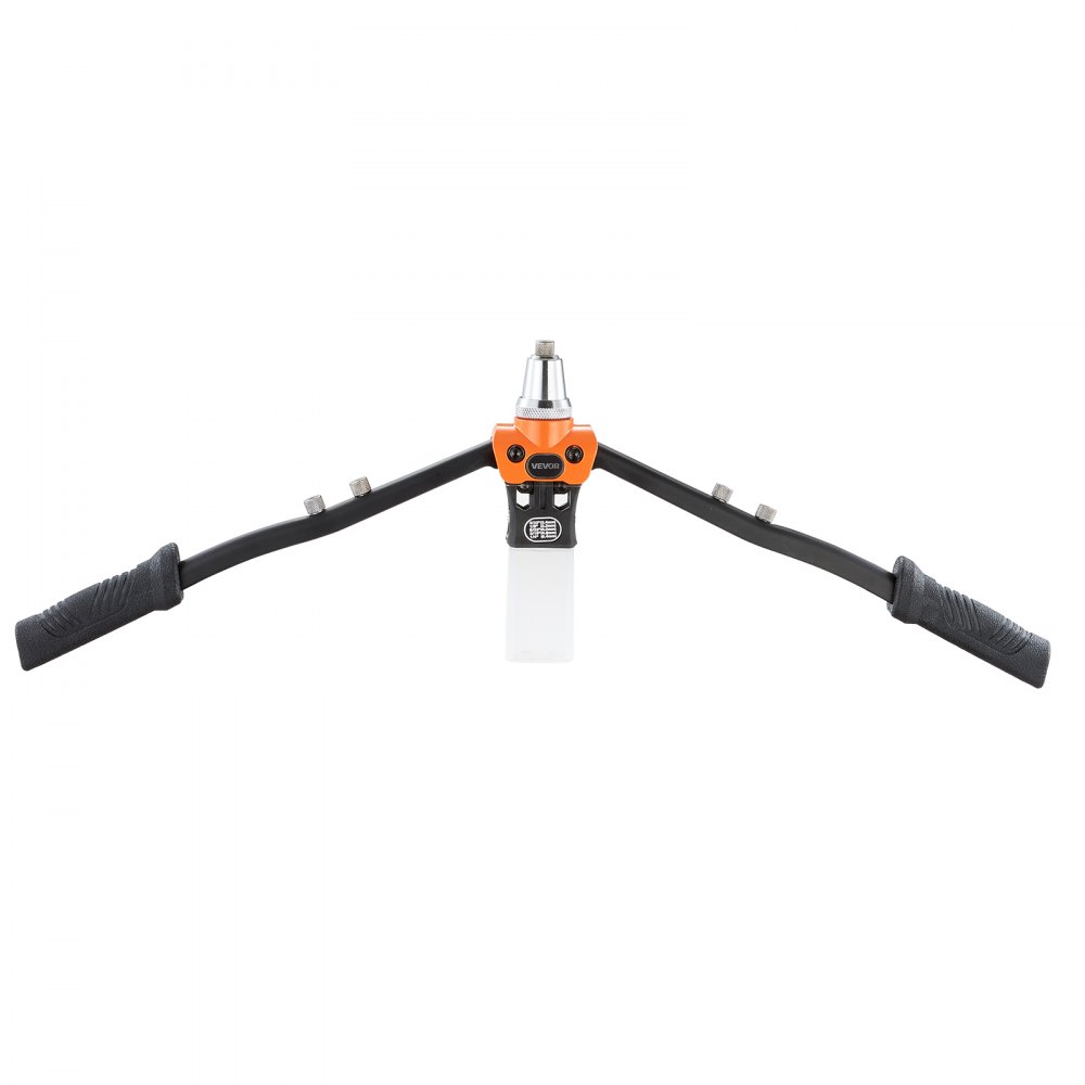 Zestaw nitownicy VEVOR z 230 nitami zrywalnymi, nitownica z 5 wymiennymi dyszami i 5 wiertłami oraz walizką do przechowywania, ręczna nitownica do metalu, artykuły DIY, nitownica dwuręczna