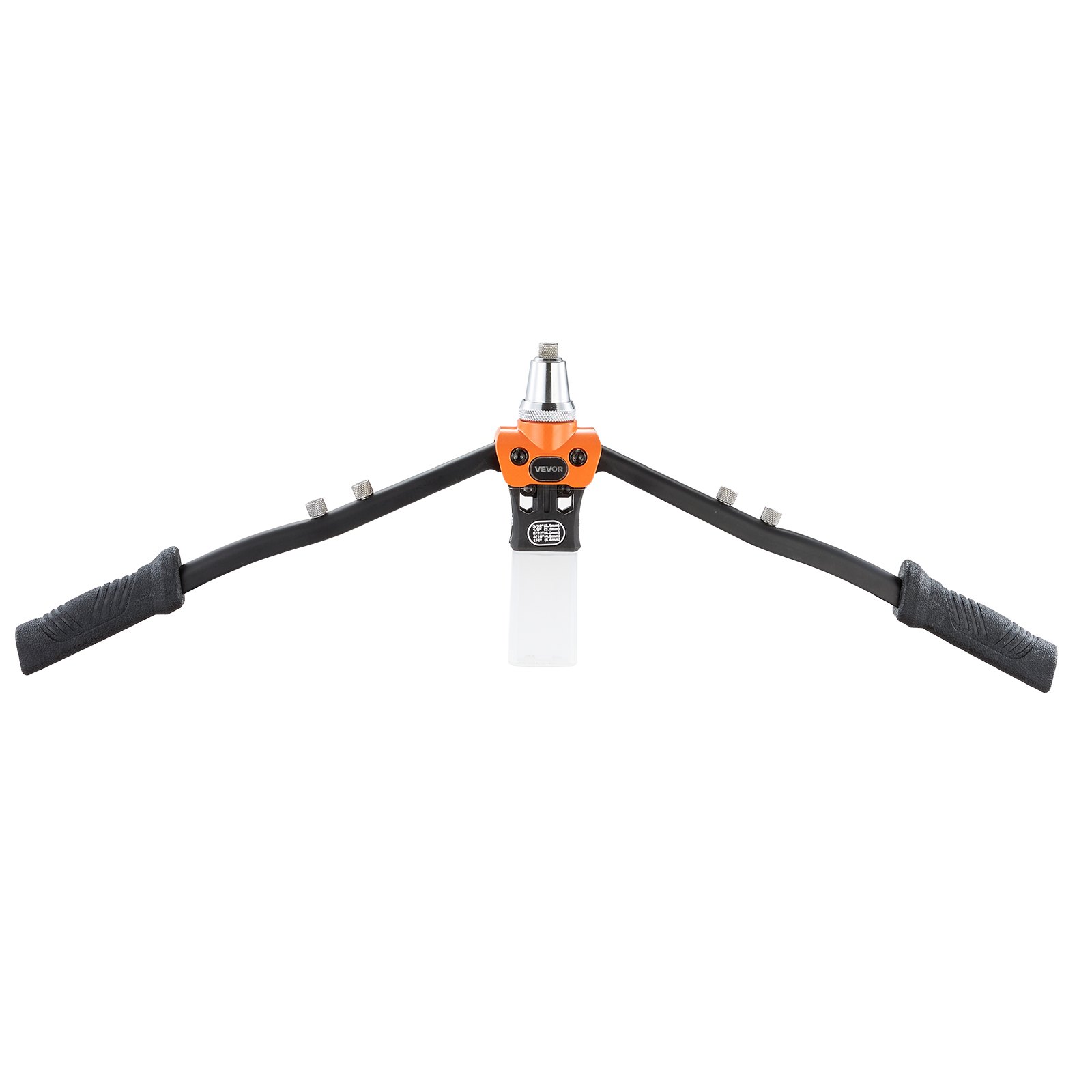 Zestaw nitownicy VEVOR z 230 nitami zrywalnymi, nitownica z 5 wymiennymi dyszami i 5 wiertłami oraz walizką do przechowywania, ręczna nitownica do metalu, artykuły DIY, nitownica dwuręczna