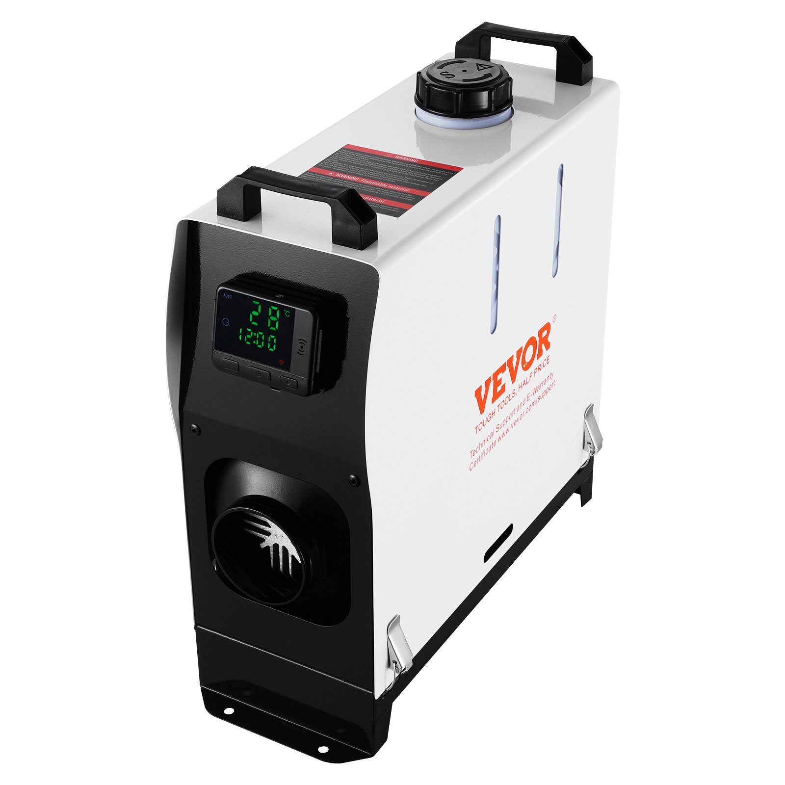 VEVOR 5-8 kW Diesel Heater, All-in-One Diesel Air Heater with Remote Control & LCD Screen, Fast Heating, Low Noise, Portable Diesel Heater for Trucks, Vans, and Motorhomes