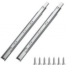 Prowadnice szuflad VEVOR montowane z boku 45 cm, 10 par 45 kg