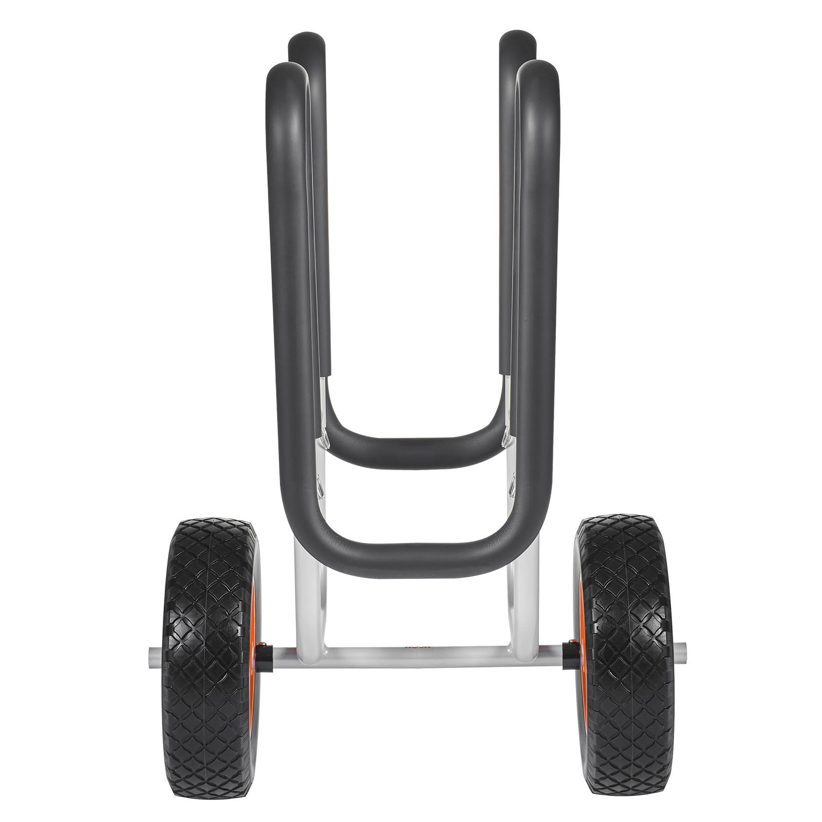 Wózek transportowy VEVOR, 68 kg, wózek do deski SUP z oponami z pełnej gumy o szerokości 25,4 cm, piankową wyściółką, paskiem napinającym, idealny do transportu desek SUP i desek surfingowych, 520 x 500 x 680 mm