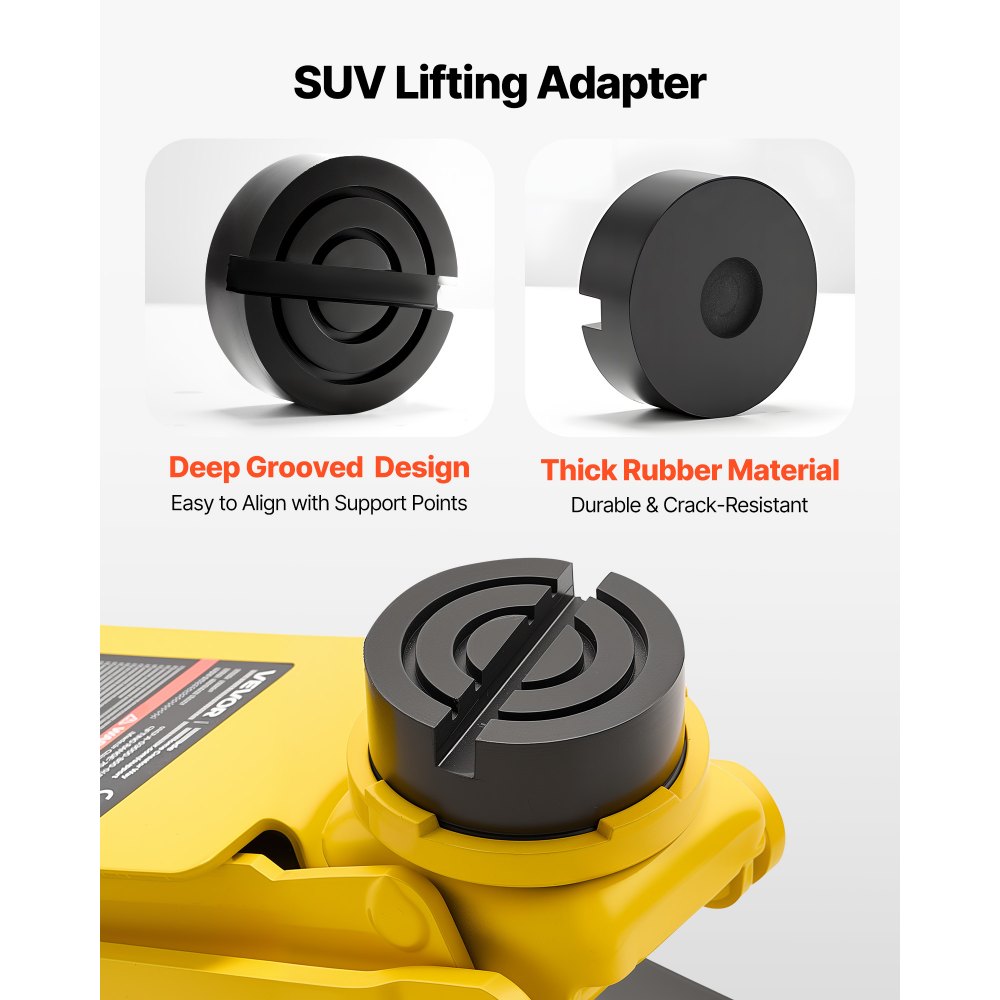 Podnośnik hydrauliczny VEVOR, udźwig 3 tony, stalowy podnośnik z dwutłokową pompą szybkiego podnoszenia i pedałem nożnym, podnośnik samochodowy do samochodów sportowych, SUV-ów i pickupów, zakres podnoszenia 75–500 mm, podnośnik do samochodów wyścigowych