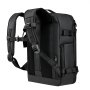 VEVOR Vacuum Travel Backpack, 35L, Vacuum Seal Compression Travel Backpack with Air Pump, Multiple Pockets & Compartments, Water-Resistant Carry-On Suitcase Luggage, Casual Personal Item Bag, Black