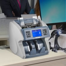 VEVOR maszyna do liczenia pieniędzy licznik banknotów licznik banknotów UV MG IR