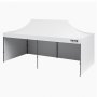 VEVOR Pawilon 304,8 x 609,6 x 320 cm Namiot ogrodowy 500D PU Tkanina srebrna Składany pawilon z regulacją wysokości, w tym torba do przechowywania Namiot imprezowy 12-16 osób Namiot ogrodowy rozkładany na wycieczkę kempingową