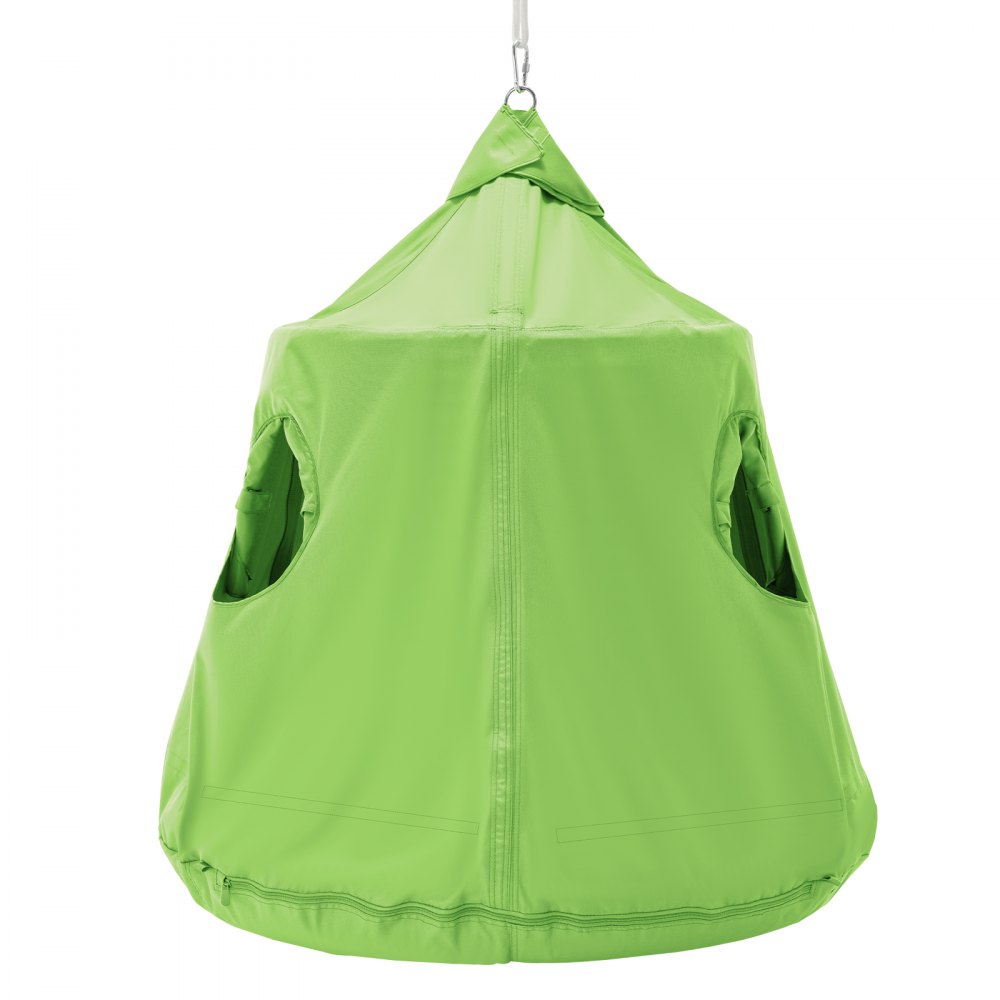 VEVOR Wiszący namiot podsufitowy Hamak dla dzieci, 46" wys. x 43,4" śr. Zielony