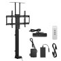 VEVOR Motorized TV Lift Stand, Adjustable Mount for 813-1178 mm TVs (54 kg Load Capacity), Electric TV Mount with Remote Control, TV Stand with Max. VESA 60 x 40 cm