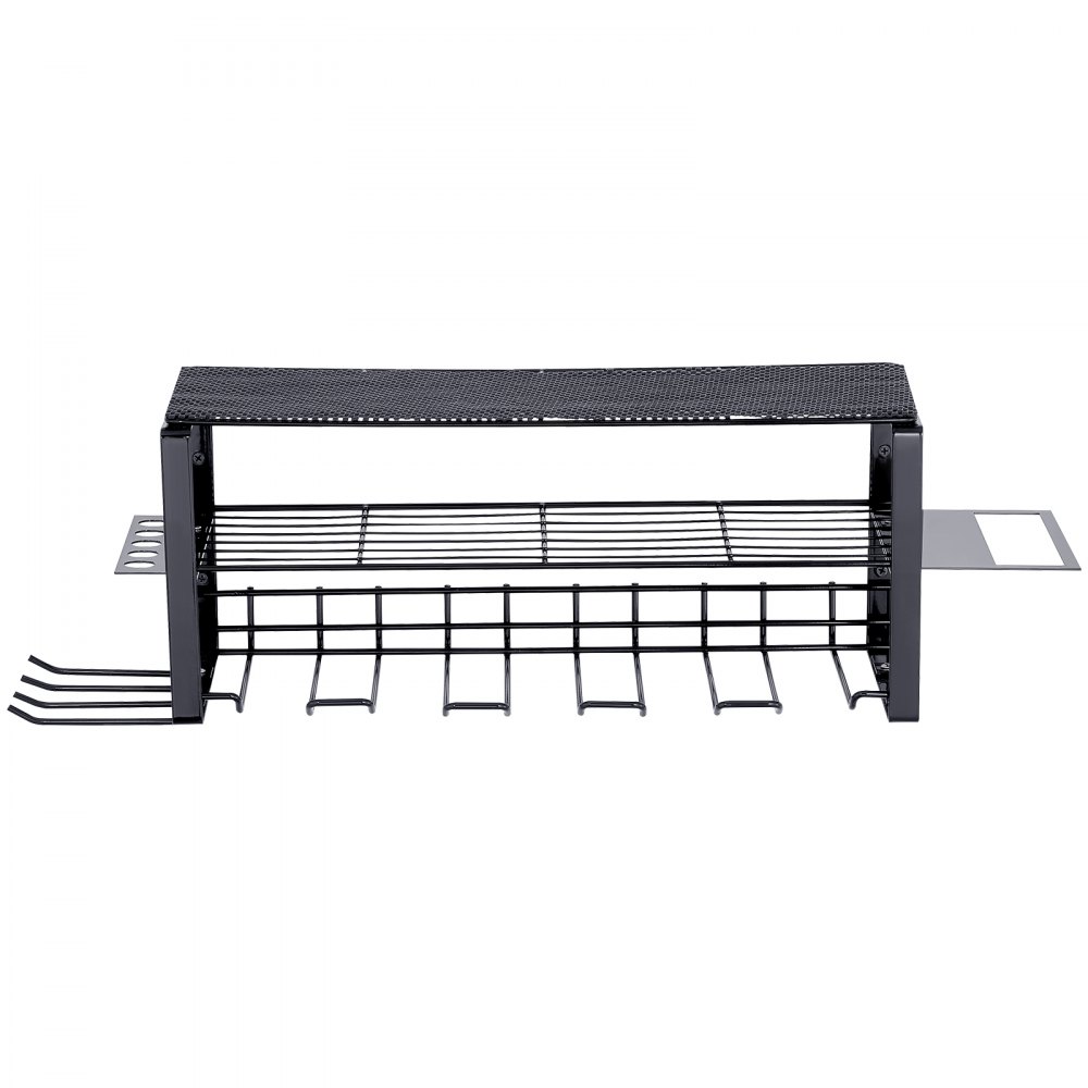 VEVOR Organizer na elektronarzędzia Udźwig 30 kg Uchwyt na narzędzia do montażu na ścianie Stal węglowa Stojak na narzędzia garażowe 700x205x255 mm Przechowywanie narzędzi 3 poziomy Ściana do przechowywania w garażu