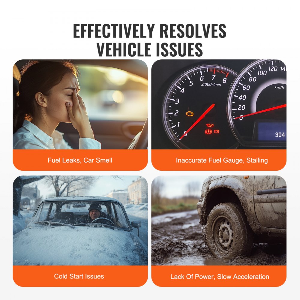 Pompa paliwa wysokiego ciśnienia VEVOR kompatybilna z modelami Hyundai Accent/Sonata, Tucson, Veloster oraz Kia Forte5, Optima, Rio 2015-2017 L4 1.6L. Zastępuje GDP404, M73176, 353202B220, 35320-2B220, HM10054.