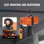 Wciągnik łańcuchowy elektryczny VEVOR, udźwig 1100 funtów, wysokość podnoszenia 15 stóp, prędkość 9,2 stopy/min, suwnica pomostowa jednofazowa 230 V z łańcuchem G100, kabel 10 stóp, zdalne sterowanie do garażu, sklepu, hotelu, domu
