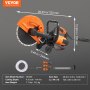 Przecinarka do betonu VEVOR 305mm przecinarka do kostki brukowej przecinarka do betonu 2800W
