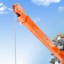 Elektryczny dźwig załadunkowy VEVOR, 499 kg, dźwig z elektryczną wyciągarką 1587 kg, stalowy dźwig podnoszący do samochodów ciężarowych, obrotowy 360°, do podnoszenia towarów na placach budowy lub w fabryce