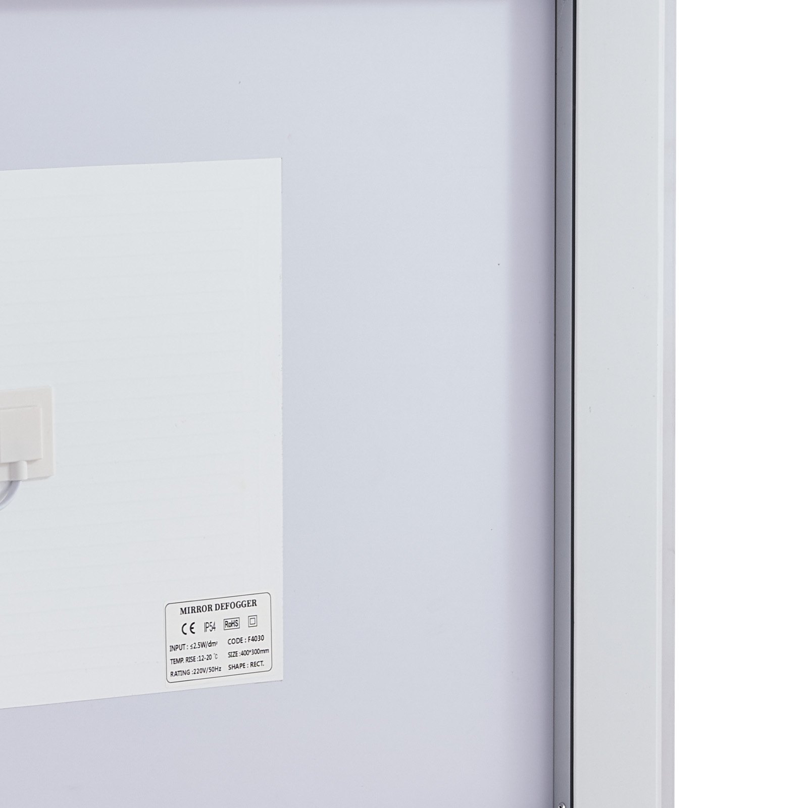 Lustro łazienkowe VEVOR LED Lustro kosmetyczne (70 x 100 cm) z podświetleniem z przodu i z tyłu, lustro nieparujące, płynnie ściemnialne lustro łazienkowe z 3 temperaturami barw, do montażu na ścianie