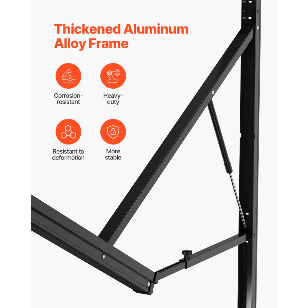 VEVOR awning for motorhomes, electric waterproof modular awning, side awning (5809 mm) with aluminum alloy frame, black gradient exterior awning, sunshade for camping