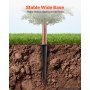 VEVOR Sztuczna roślina 2 szt. Sztuczne drzewo cedrowe z kolcem do wbijania w ziemię 914 mm, dekoracyjna roślina do salonu, balkonu, biura, werandy, ogrodu, odporna na promieniowanie UV, rośliny cedrowe z PE, realistyczne, do stosowania wewnątrz i na zewnątrz