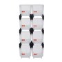 VEVOR Plastic Stackable Storage Bins, 27.6 x 14 x 13 cm (8 Pack), Plastic Containers for Organizing & Storage Bins for Closet, Garage, Small Parts, Office Supplies, Other Accessories, Transparent