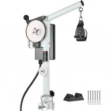 VEVOR Podnośnik do pułapek na kraby, 12 V DC 1200 W, wciągarka linowa o udźwigu 90 kg, prędkość liny 35 m/min, obrót 360°, wyciągacz do pułapek na kraby, krewetki i homary