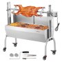 Grill jagnięcy VEVOR, grill dla prosiąt, grill do pieczenia na rożnie, 90 kg, rolowany grill węglowy do wieprzowiny, jagnięciny, kozy, silnik elektryczny 52 W, rożen ze stali nierdzewnej z osłoną przeciwwietrzną