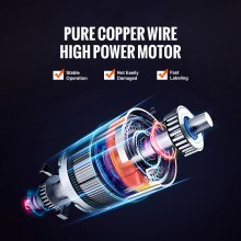 VEVOR Półautomatyczna etykieciarka 20-50 etykiet na minutę etykieciarka szerokości etykiet od 13-150 mm, długości etykiet od 25-300 mm metki z cenami etykieciarka do butelek