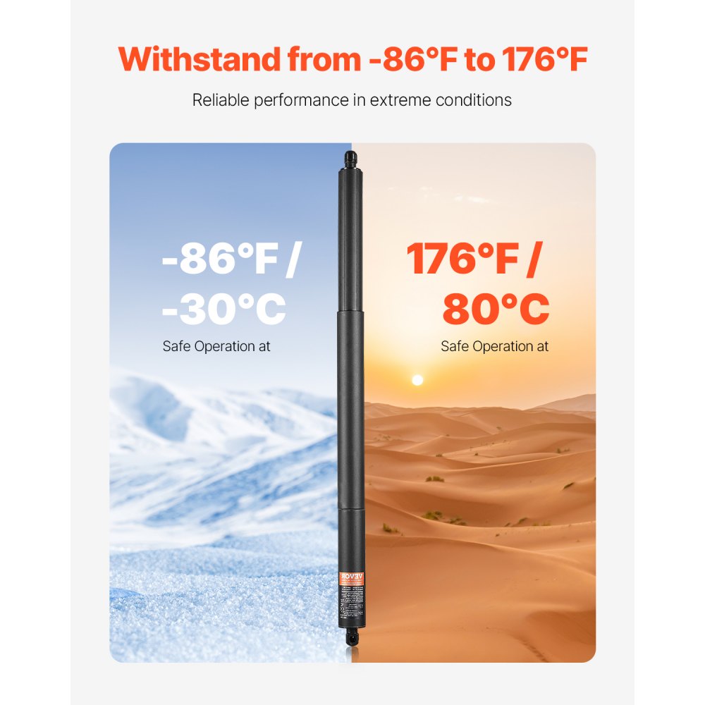 VEVOR Podnośnik klapy tylnej, podpora klapy tylnej, lewa tylna, kompatybilna z Jeep Grand Cherokee WK2 Series 2011-2012, elektryczny drążek podporowy, amortyzator klapy tylnej (1 szt.)