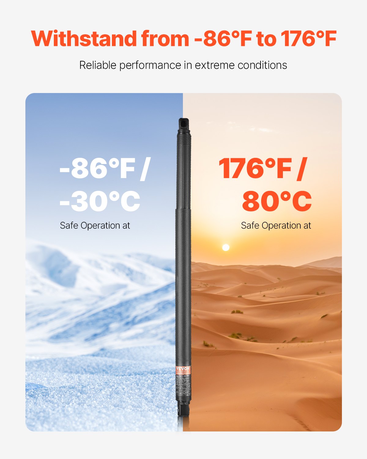 VEVOR 2 x siłownik klapy tylnej, siłownik klapy tylnej, lewy i prawy, kompatybilny z Cadillac Escalade/Escalade ESV 2015-2020, elektryczny drążek podtrzymujący, zastępuje numer OE 84306929 23226162