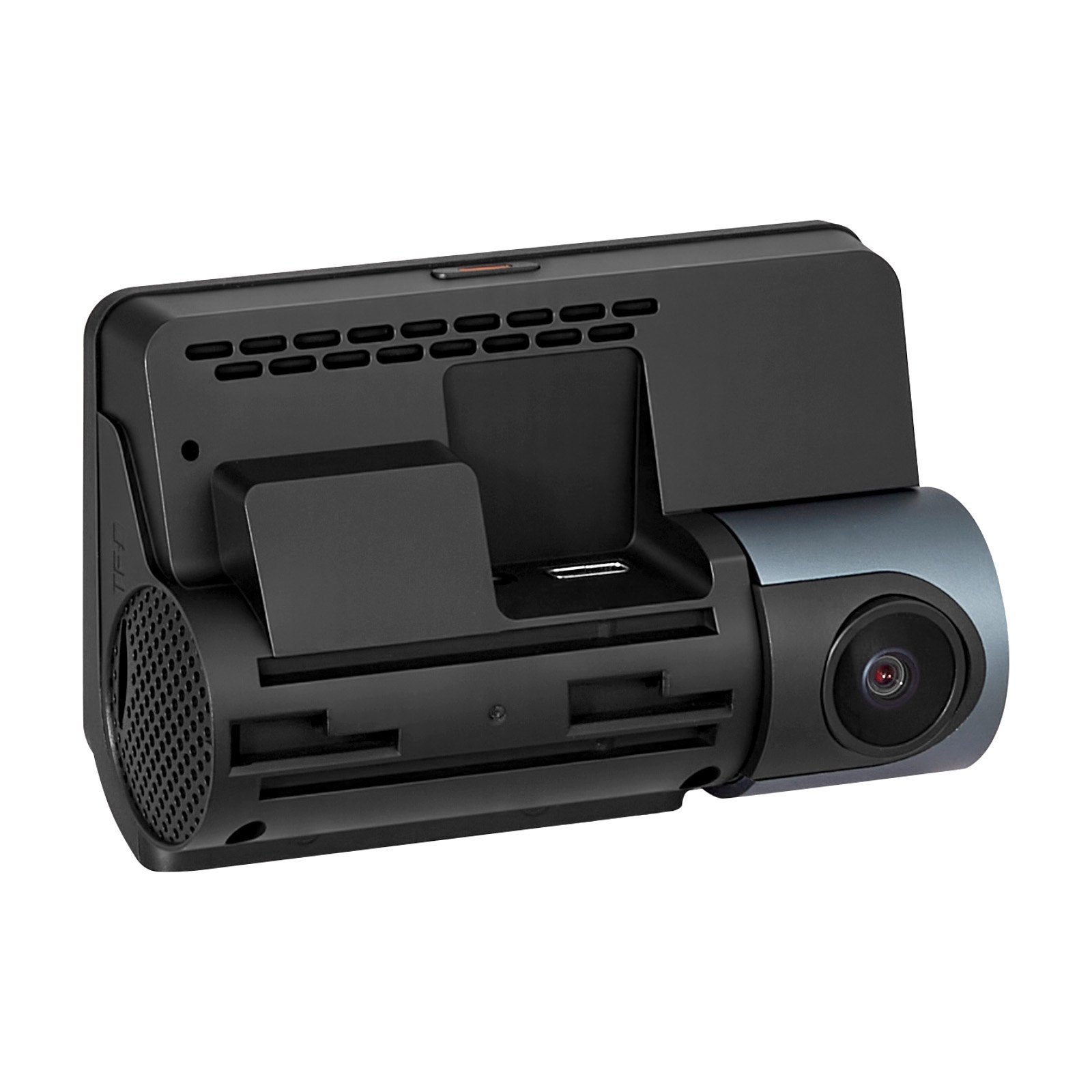 Kamera samochodowa VEVOR 4K z przodu i z tyłu, podwójna kamera samochodowa 1080p ze zintegrowanym GPS i czujnikiem G, sterowanie przez aplikację Wi-Fi, ekran 3 cale, szeroki kąt widzenia 123° + 125°, nagrywanie w pętli, tryb parkingowy, kolor czarny