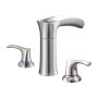 VEVOR Roman Tub Faucet, 3 Hole Waterfall Bathtub Faucet, Zinc Alloy Bath Tubs Faucets Set with 2 Handles, Deck Mount Bath Tub Faucets Set for Pet Washing, Adult Bathing, Silver, Waterfall Spout Design