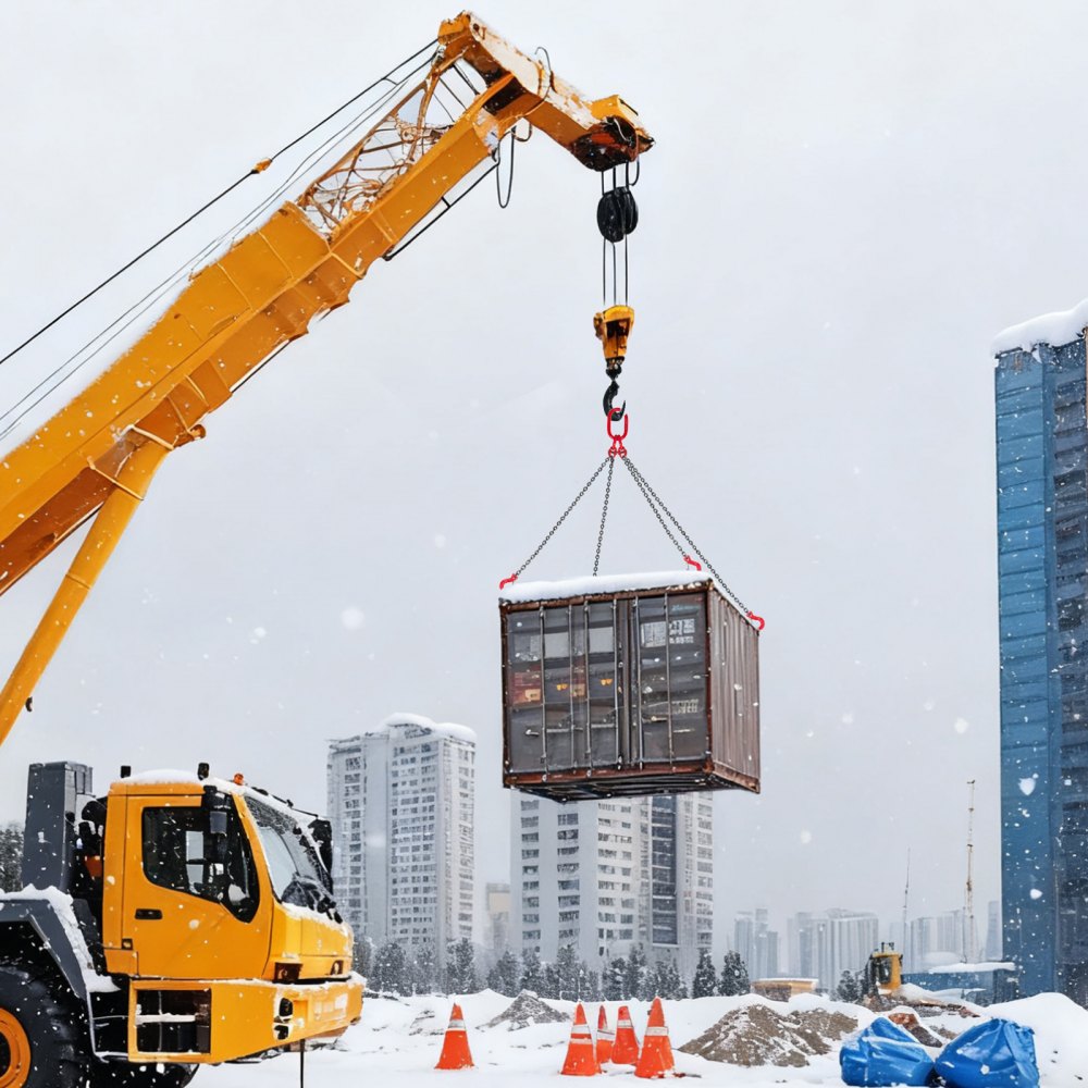 Zawiesie łańcuchowe VEVOR, łańcuch podnoszący 6,3 mm x 1,5 m z 4 hakami, wytrzymały łańcuch wciągnika ze stopu stali G80, 2993 kg, regulowany wciągnik łańcuchowy z silnikiem do zabezpieczania ładunku i holowania