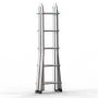 VEVOR 5120 mm Drabina teleskopowa A-Frame, kompaktowa aluminiowa drabina rozsuwana, wielofunkcyjna składana drabina do kampera, do prac domowych, schodów, dachów wewnętrznych i zewnętrznych, nośność 150 kg