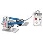 Szlifierka taśmowa VEVOR 550 W, szlifierka taśmowa z 3 taśmami ściernymi 762 x 25,4 mm, regulowana prędkość polerowania 200–5000 obr./min, dwa tryby pracy i maks. prędkość taśmy 21 m/s do obróbki metali