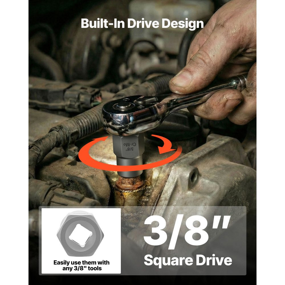 VEVOR 54-częściowy zestaw wykrętaków do śrub z wiertłami. Zestaw wykrętaków do śrub z adapterami i solidną walizką. Wykrętaki do śrub wykonane ze stali chromowo-molibdenowej do usuwania śrub, nakrętek i wkrętów.