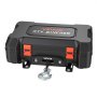 VEVOR Portable Winch, 1587 kg 12V DC Electric Winch with Synthetic Rope, Wireless & Wired Remotes, Box-Style Recovery Kit with Fairlead, Clevis Hook, Strap for ATV UTV Off-Road Outdoor Pulling Tasks