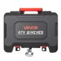 VEVOR Portable Winch, 1587 kg 12V DC Electric Winch with Synthetic Rope, Wireless & Wired Remotes, Box-Style Recovery Kit with Fairlead, Clevis Hook, Strap for ATV UTV Off-Road Outdoor Pulling Tasks