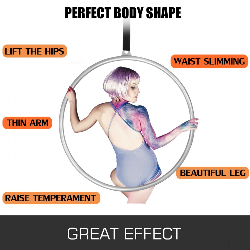 Aerial Hoop Professional Aerial Hoop Ring 85 CM Trening jogi