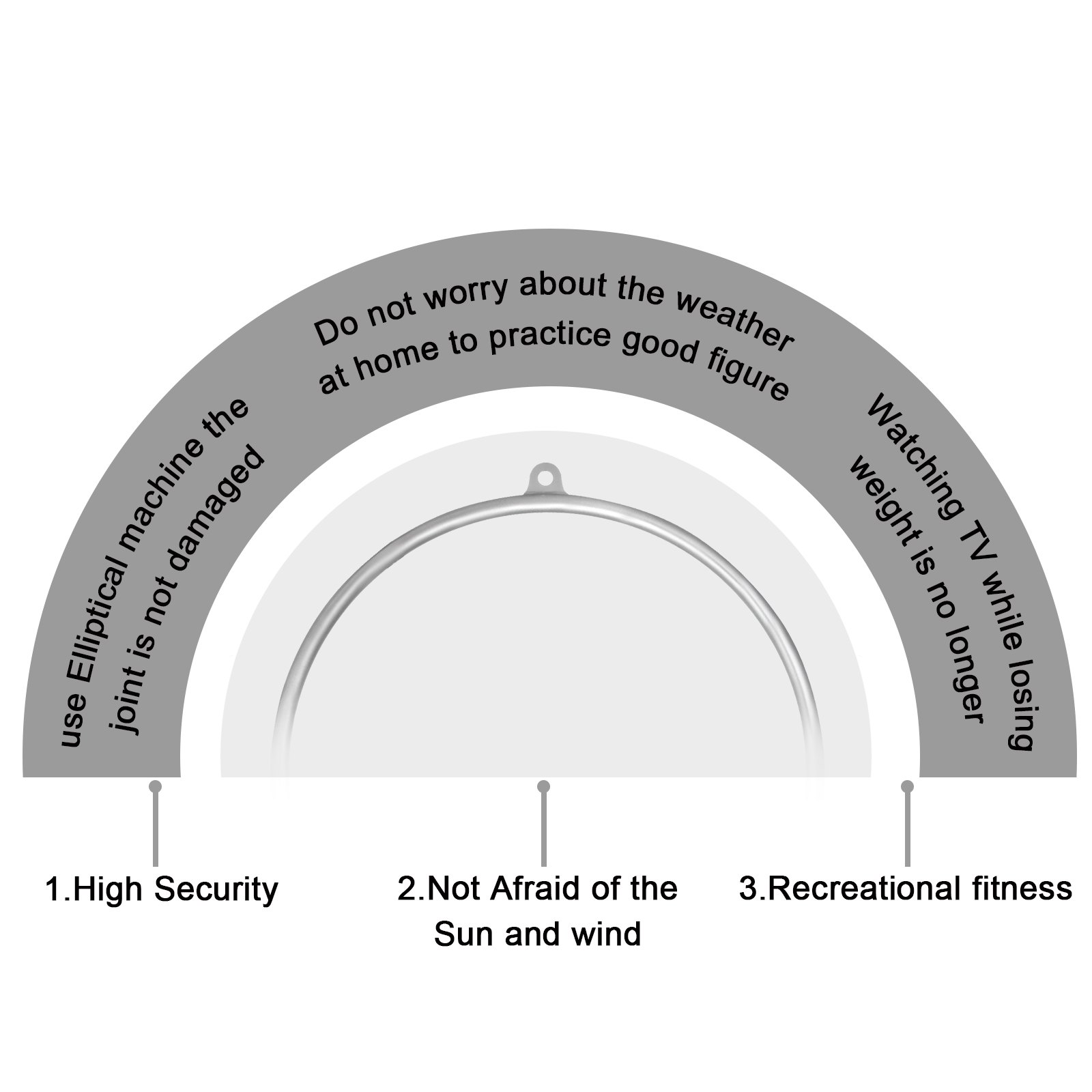 Aerial Hoop Professional Aerial Hoop Ring 85 CM Trening jogi