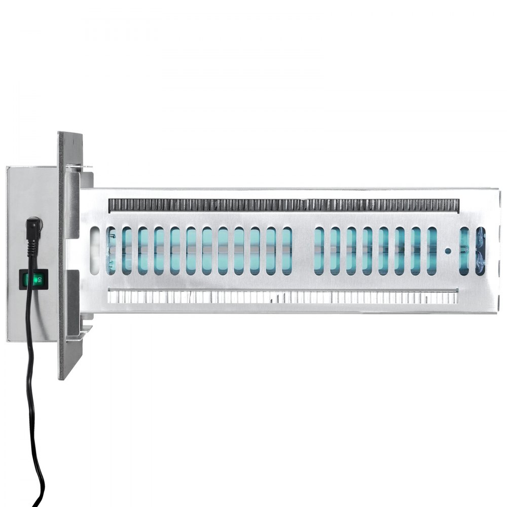 VEVOR HVAC Oczyszczacz powietrza do całego domu, lampa UVC 24 W 254 nm do kanałów klimatyzacyjnych, oczyszczacz powietrza z 2 żarówkami i filtrem węglowym, lampy UV HVAC do klimatyzatorów