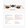 VEVOR Seam Setter, 2-pakowy łącznik granitowy z przyssawkami próżniowymi 152 mm, łącznik do łączenia i poziomowania spoin, regulowany w zakresie 90°-120°, idealny do płytek i płyt marmurowych